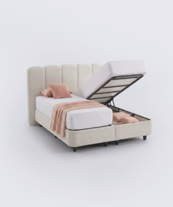 Lit Coffre Sönara - Rangement intégré et structure robuste