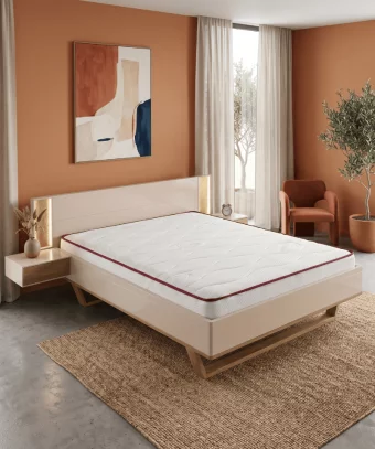 Matelas Icönic – Mémoire de forme et housse rafraîchissante