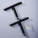 2 pieds centraux pour sommier – Fixation stable des sommiers doubles