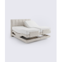 Boxspring électrique Majestia – Confort ajustable et tête capitonnée