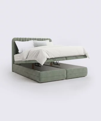 Box coffre Stria – Rangement intégré et tête de lit verticale