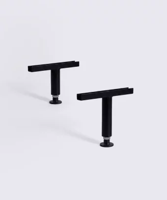 2 pieds centraux pour sommier – Fixation stable des sommiers doubles