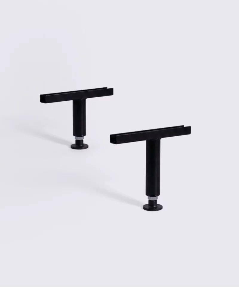 2 pieds centraux pour sommier – Fixation stable des sommiers doubles