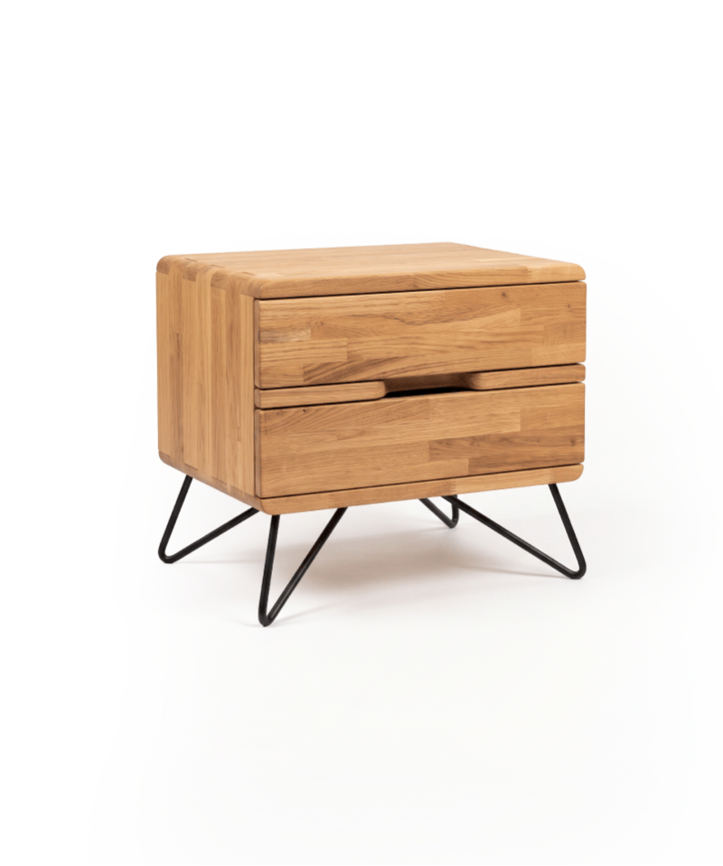 Chevet Atlanta – Bois massif et lignes arrondies