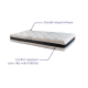 Matelas Tempö – Ressorts ensachés et mousse hybride ferme