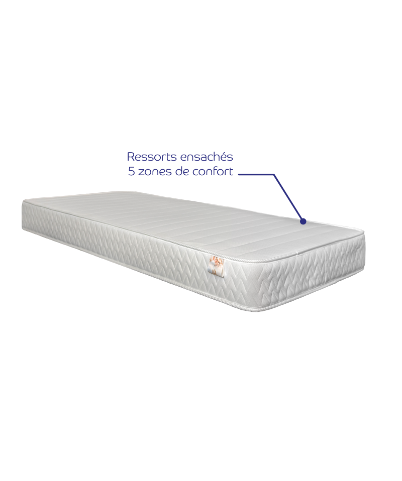Matelas Léa – Ressorts ensachés & prix accessible