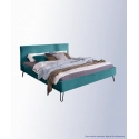 Lit Falco – Tissu bleu et design moderne