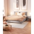 Boxspring Pico – Style moderne et confort stable : Largeur:160, Longueur:200, Coloris:TCM 39 Stone Grey