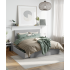 Lit Laddi – Rangement intégré et confort stable : Largeur:180, Configuration:Tiroir Gauche & Droit, Longueur:200, Coloris:TCM 39 Stone Grey