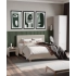 Boxspring Pitt – Confort stable et design sobre : Largeur:160, Longueur:200, Coloris:GCT 11 Cream