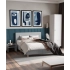 Boxspring Pitt – Confort stable et design sobre : Largeur:180, Longueur:200, Coloris:TCM 39 Stone Grey