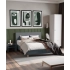 Boxspring Pitt – Confort stable et design sobre : Largeur:160, Longueur:200, Coloris:TCM 89 Grey