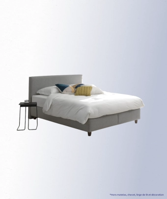Lit Coffre Madrid – Sommier intégré et coffre de rangement