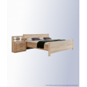 Lit Valencia – Style contemporain en finition bois