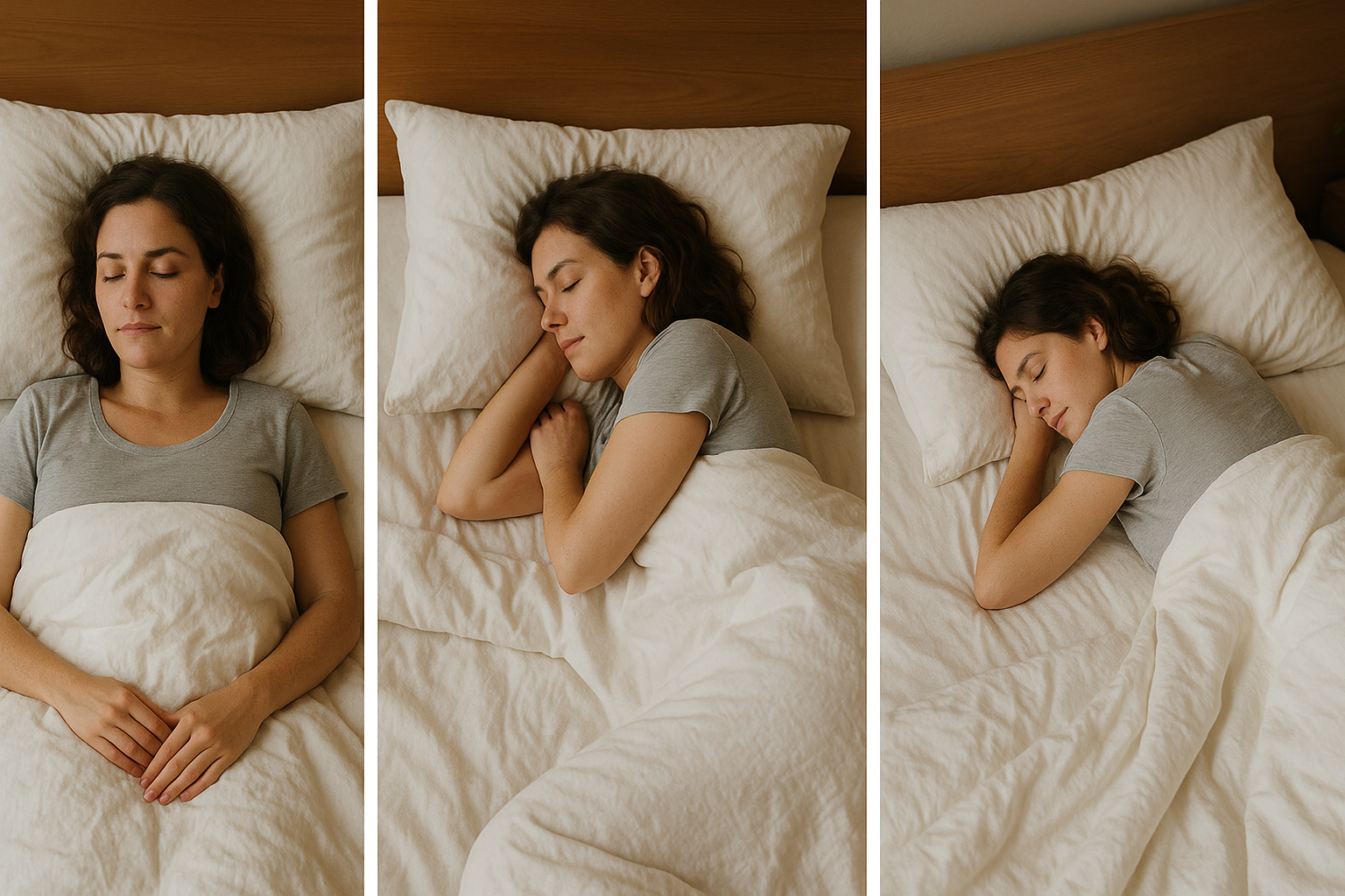 3 positions de couchage pour le même personne