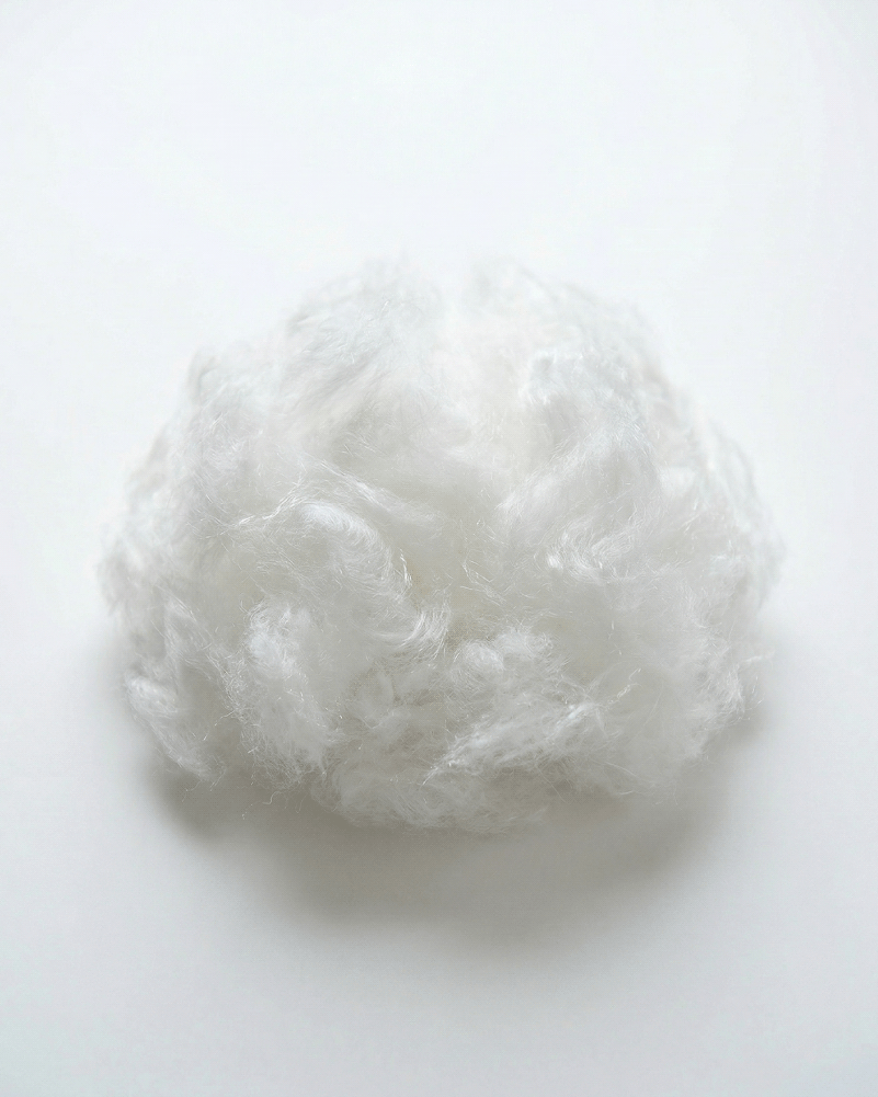 zoom sur le rembourrage en nano gelfiber contenu dans l'oreiller Kirelax