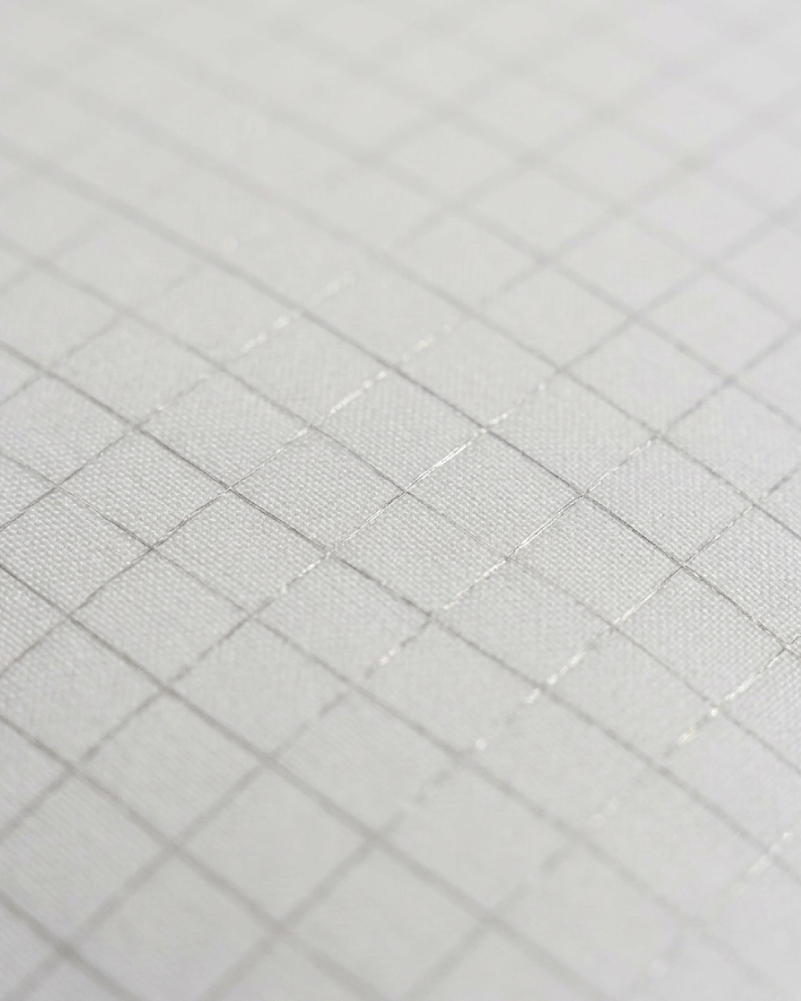 zoom sur la texture de l'oreiller et des fibres de carbone