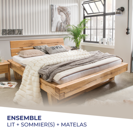 Lit Unika + Sommier Oscar + Matelas Zen
